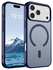 iPhone 17 Pro Hoesje met MagSafe Back Cover Matte Blauw