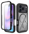 Apple iPhone 17 Pro Hoesje Full Protect 360° Cover met MagSafe Zwart afbeelding 1