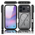 Apple iPhone 17 Pro Hoesje Full Protect 360° Cover met MagSafe Zwart afbeelding 6