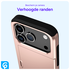 Apple iPhone 17 Pro Hoesje met Slider Kaarthouder Back Cover Roze afbeelding 5