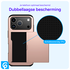 Apple iPhone 17 Pro Hoesje met Slider Kaarthouder Back Cover Roze afbeelding 8
