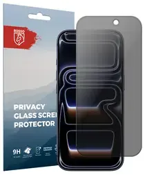 Rosso iPhone 17 Pro 9H Tempered Glass Screen Protector Privacy afbeelding