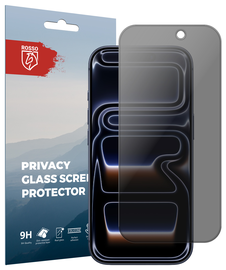 Rosso iPhone 17 Pro 9H Tempered Glass Screen Protector Privacy