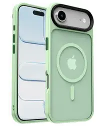 Apple iPhone Air Hoesje met MagSafe Back Cover Matte Groen afbeelding