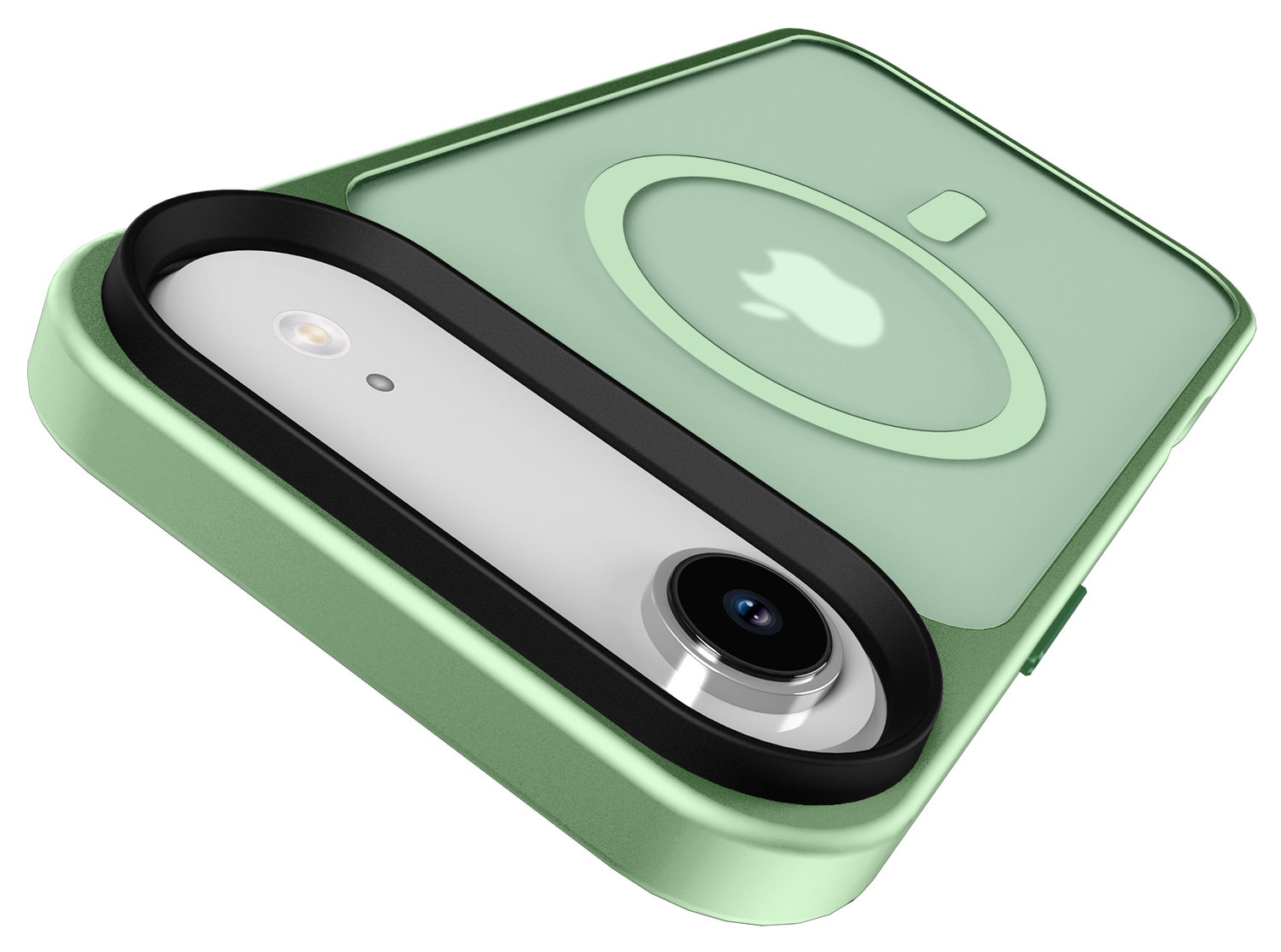 Apple iPhone Air Hoesje met MagSafe Back Cover Matte Groen afbeelding 5