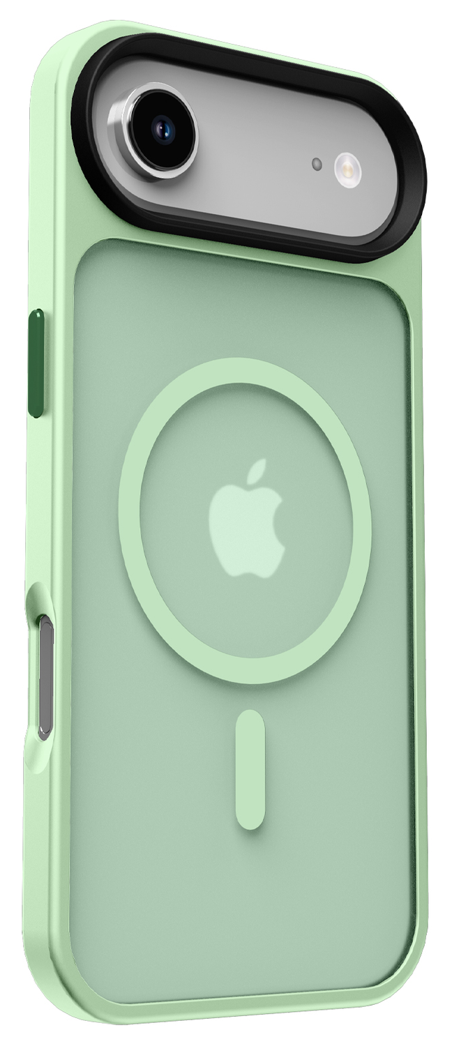 Apple iPhone Air Hoesje met MagSafe Back Cover Matte Groen afbeelding 7