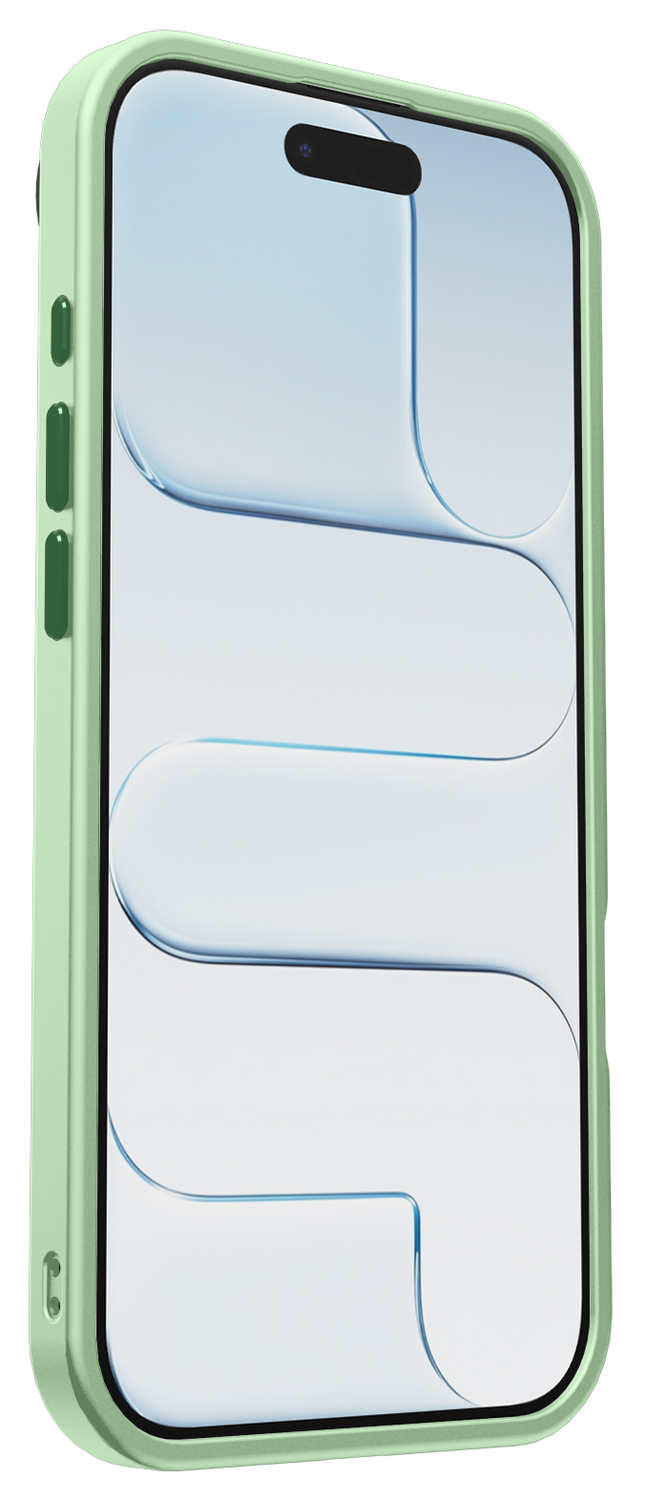 Apple iPhone Air Hoesje met MagSafe Back Cover Matte Groen afbeelding 8