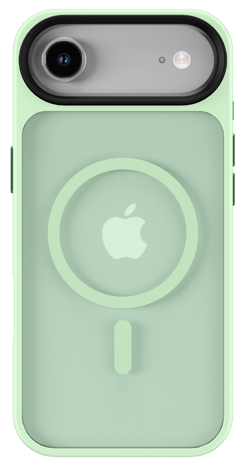 Apple iPhone Air Hoesje met MagSafe Back Cover Matte Groen afbeelding 4