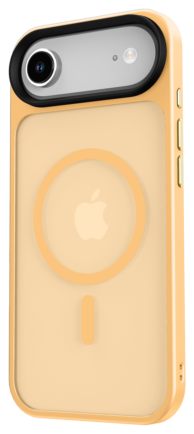 Apple iPhone Air Hoesje met MagSafe Back Cover Matte Oranje afbeelding 9