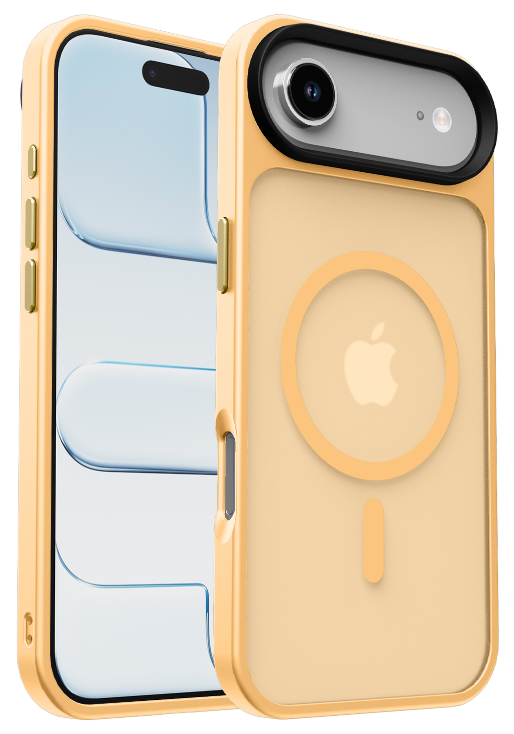 Apple iPhone Air Hoesje met MagSafe Back Cover Matte Oranje afbeelding 1