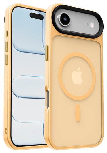 Apple iPhone Air Hoesje met MagSafe Back Cover Matte Oranje afbeelding 1