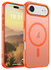 Apple iPhone Air Hoesje met MagSafe Back Cover Matte Oranje