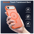 Apple iPhone Air Hoesje met MagSafe Back Cover Matte Oranje afbeelding 2