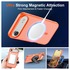 Apple iPhone Air Hoesje met MagSafe Back Cover Matte Oranje afbeelding 4