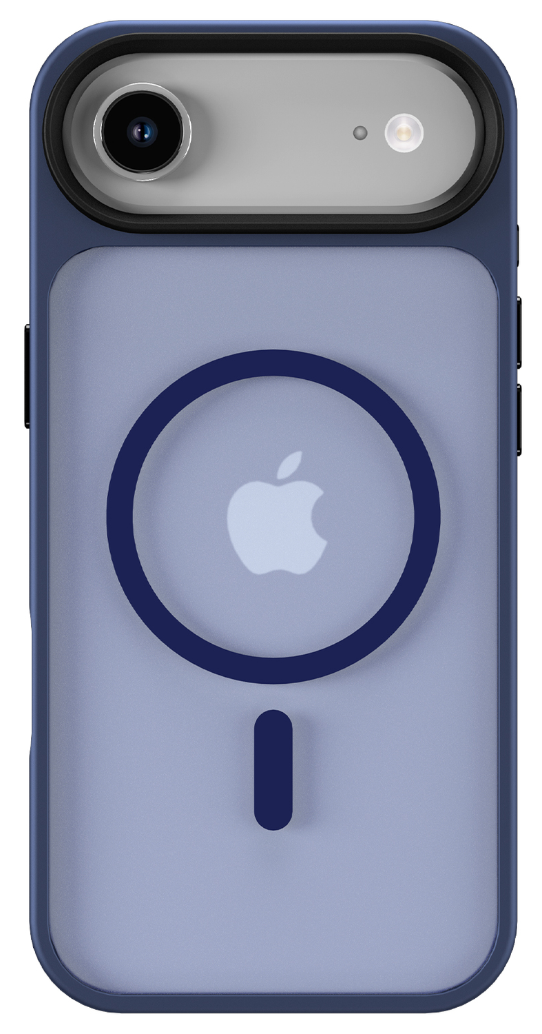 Apple iPhone Air Hoesje met MagSafe Back Cover Matte Donker Blauw afbeelding 4