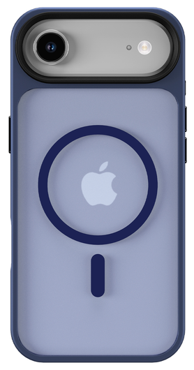 Apple iPhone Air Hoesje met MagSafe Back Cover Matte Donker Blauw afbeelding 4