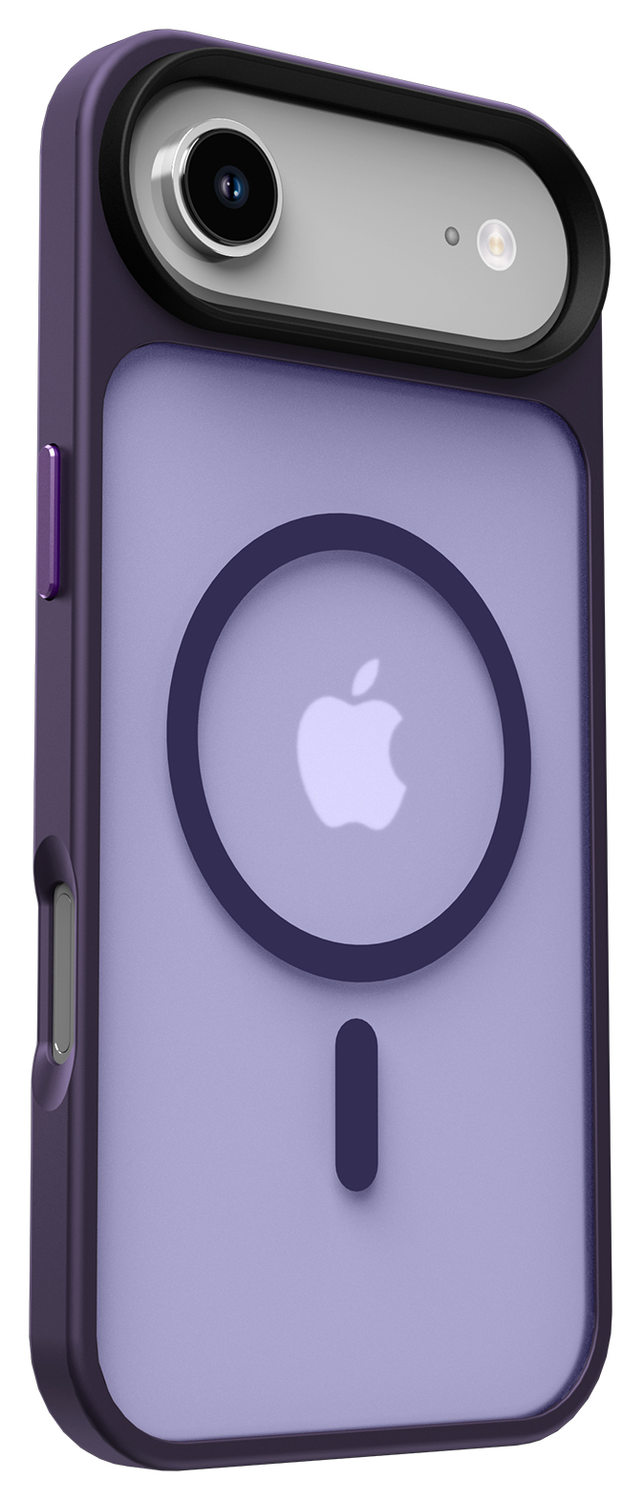 Apple iPhone Air Hoesje met MagSafe Back Cover Matte Donker Paars afbeelding 7