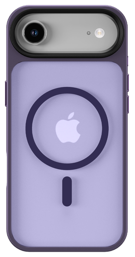 Apple iPhone Air Hoesje met MagSafe Back Cover Matte Donker Paars afbeelding 4