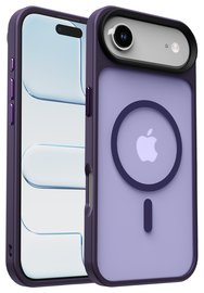 Apple iPhone Air Hoesje met MagSafe Back Cover Matte Donker Paars