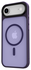Apple iPhone Air Hoesje met MagSafe Back Cover Matte Donker Paars afbeelding 10