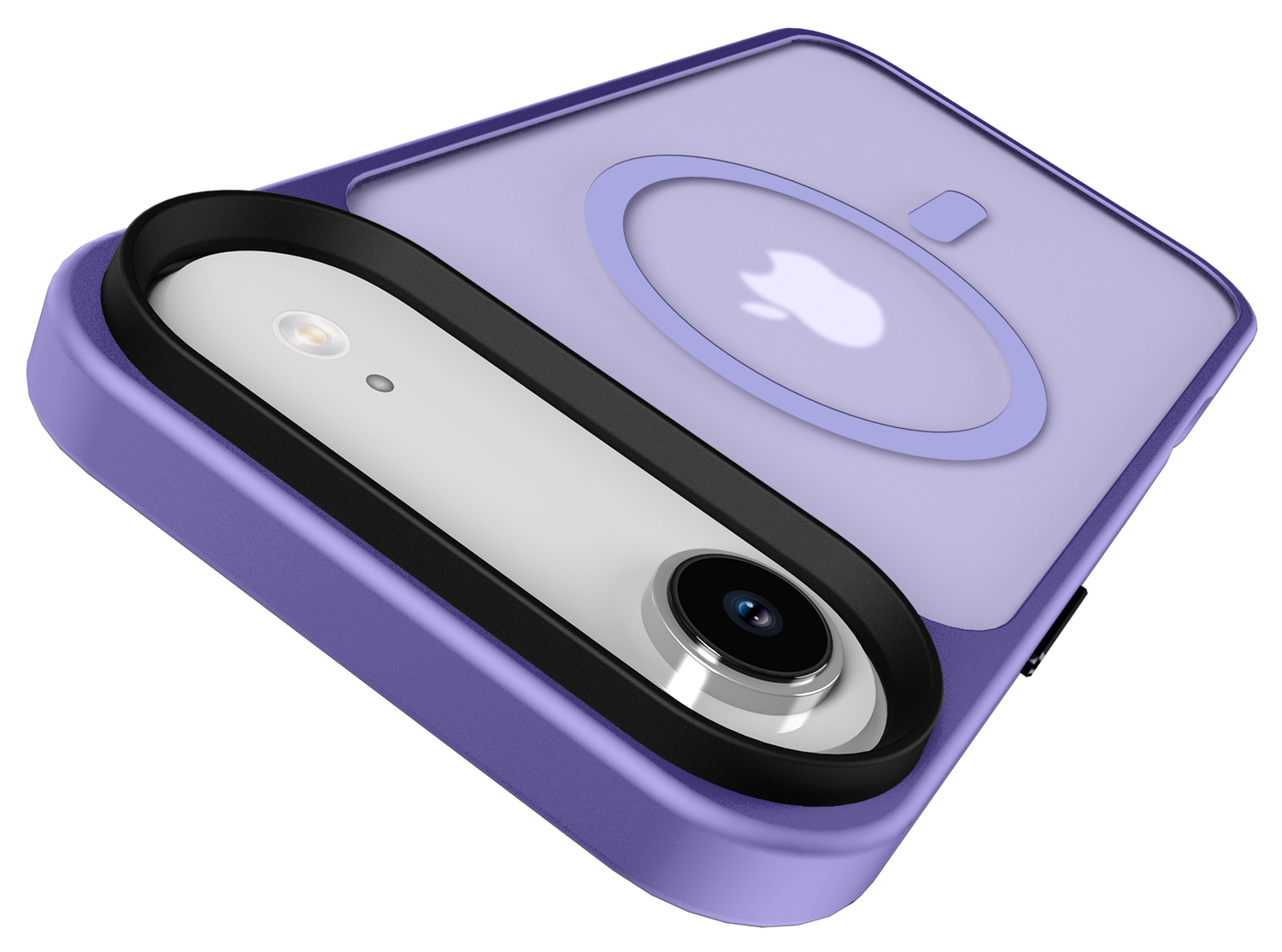 Apple iPhone Air Hoesje met MagSafe Back Cover Matte Paars afbeelding 5