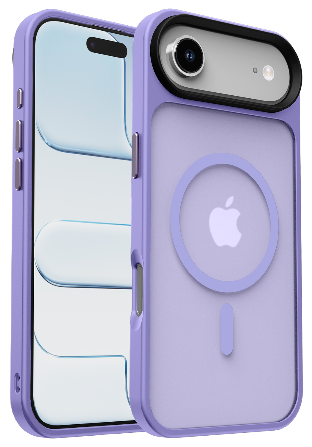 Apple iPhone Air Hoesje met MagSafe Back Cover Matte Paars afbeelding 1
