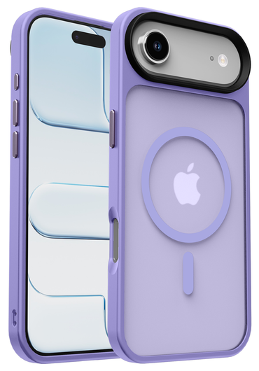 Apple iPhone Air Hoesje met MagSafe Back Cover Matte Paars afbeelding 1