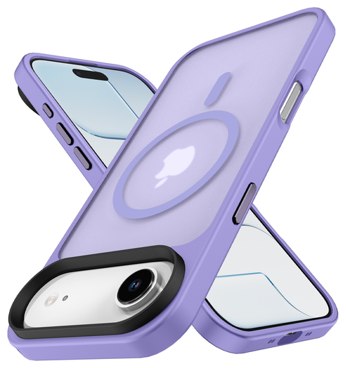 Apple iPhone Air Hoesje met MagSafe Back Cover Matte Paars afbeelding 2