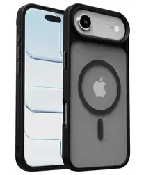 Apple iPhone Air Hoesje met MagSafe Back Cover Matte Zwart afbeelding
