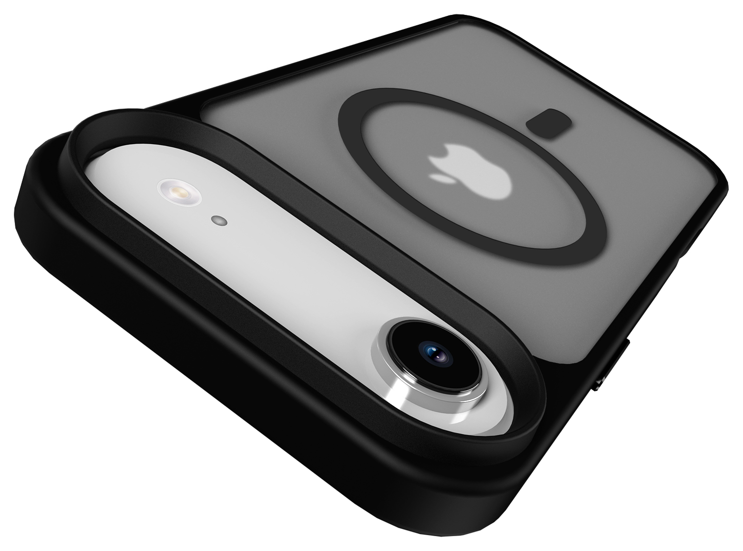 Apple iPhone Air Hoesje met MagSafe Back Cover Matte Zwart afbeelding 5