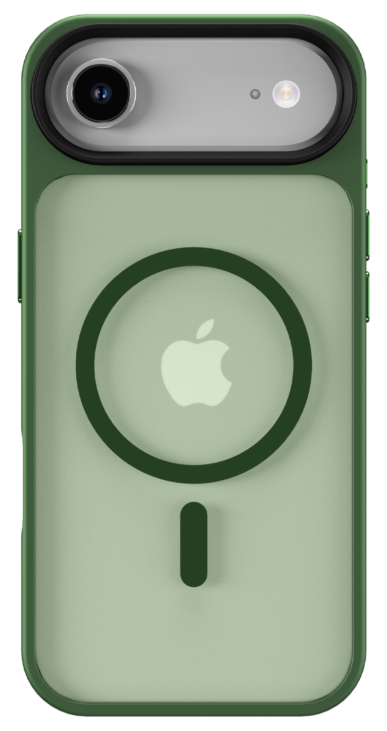 Apple iPhone Air Hoesje met MagSafe Back Cover Matte Donker Groen afbeelding 2