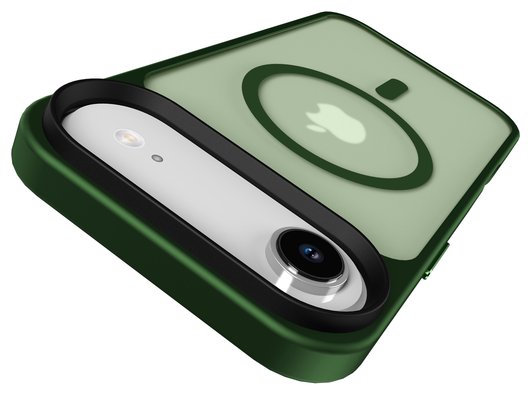 Apple iPhone Air Hoesje met MagSafe Back Cover Matte Donker Groen afbeelding 5