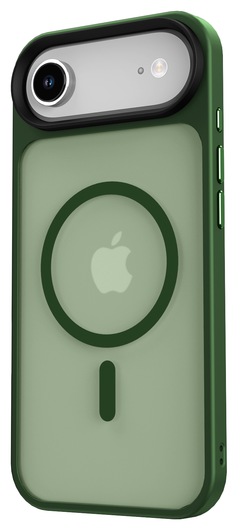 Apple iPhone Air Hoesje met MagSafe Back Cover Matte Donker Groen afbeelding 10
