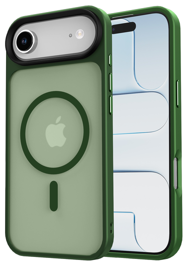 Apple iPhone Air Hoesje met MagSafe Back Cover Matte Donker Groen afbeelding 11