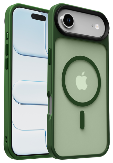 Apple iPhone Air Hoesje met MagSafe Back Cover Matte Donker Groen afbeelding 1