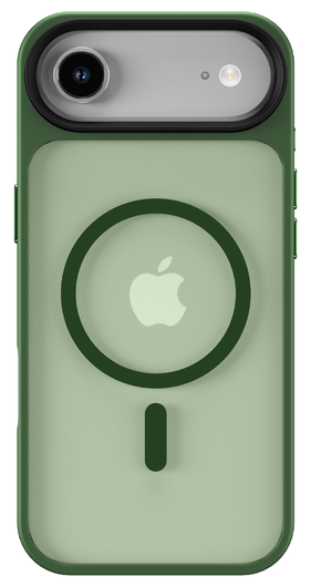 Apple iPhone Air Hoesje met MagSafe Back Cover Matte Donker Groen afbeelding 2