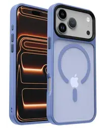 Apple iPhone Air Hoesje met MagSafe Back Cover Matte Blauw afbeelding