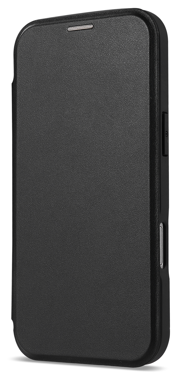 Apple iPhone Air Hoesje met MagSafe Book Case Transparant Zwart afbeelding 7