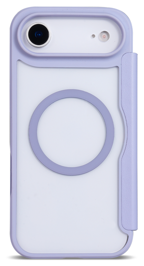 Apple iPhone Air Hoesje met MagSafe Book Case Transparant Paars afbeelding 6