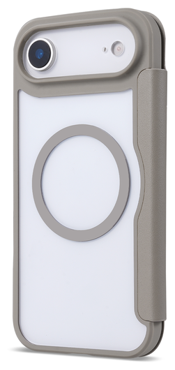 Apple iPhone Air Hoesje met MagSafe Book Case Transparant Beige afbeelding 4