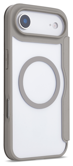 Apple iPhone Air Hoesje met MagSafe Book Case Transparant Beige afbeelding 5