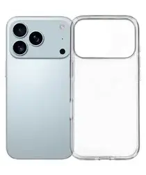 Apple iPhone 17 Pro Max Hoesje Dun TPU Back Cover Transparant afbeelding