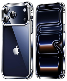 Apple iPhone 17 Pro Max Hoesje Schokbestendig en Dun TPU Back Cover Transparant afbeelding