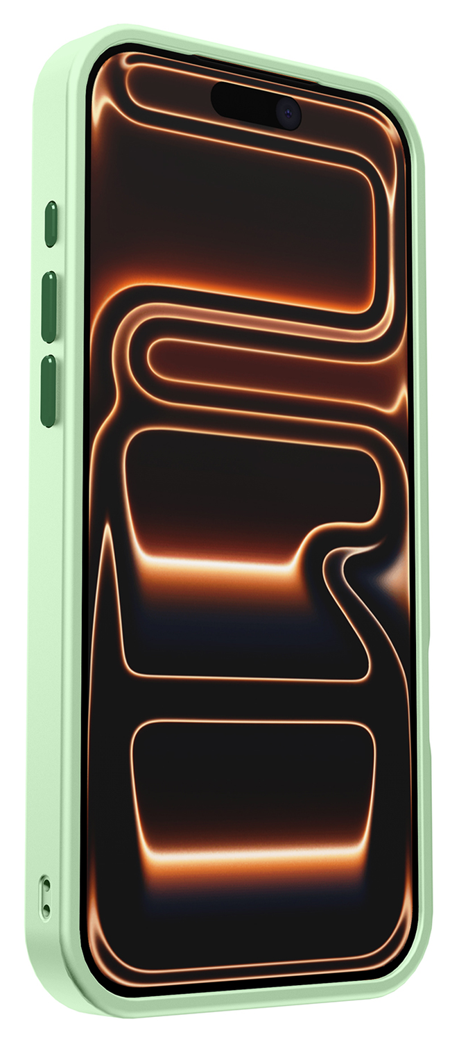 iPhone 17 Pro Max Hoesje met MagSafe Back Cover Matte Groen afbeelding 10