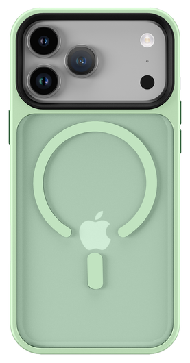 iPhone 17 Pro Max Hoesje met MagSafe Back Cover Matte Groen afbeelding 4