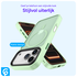 iPhone 17 Pro Max Hoesje met MagSafe Back Cover Matte Groen afbeelding 2