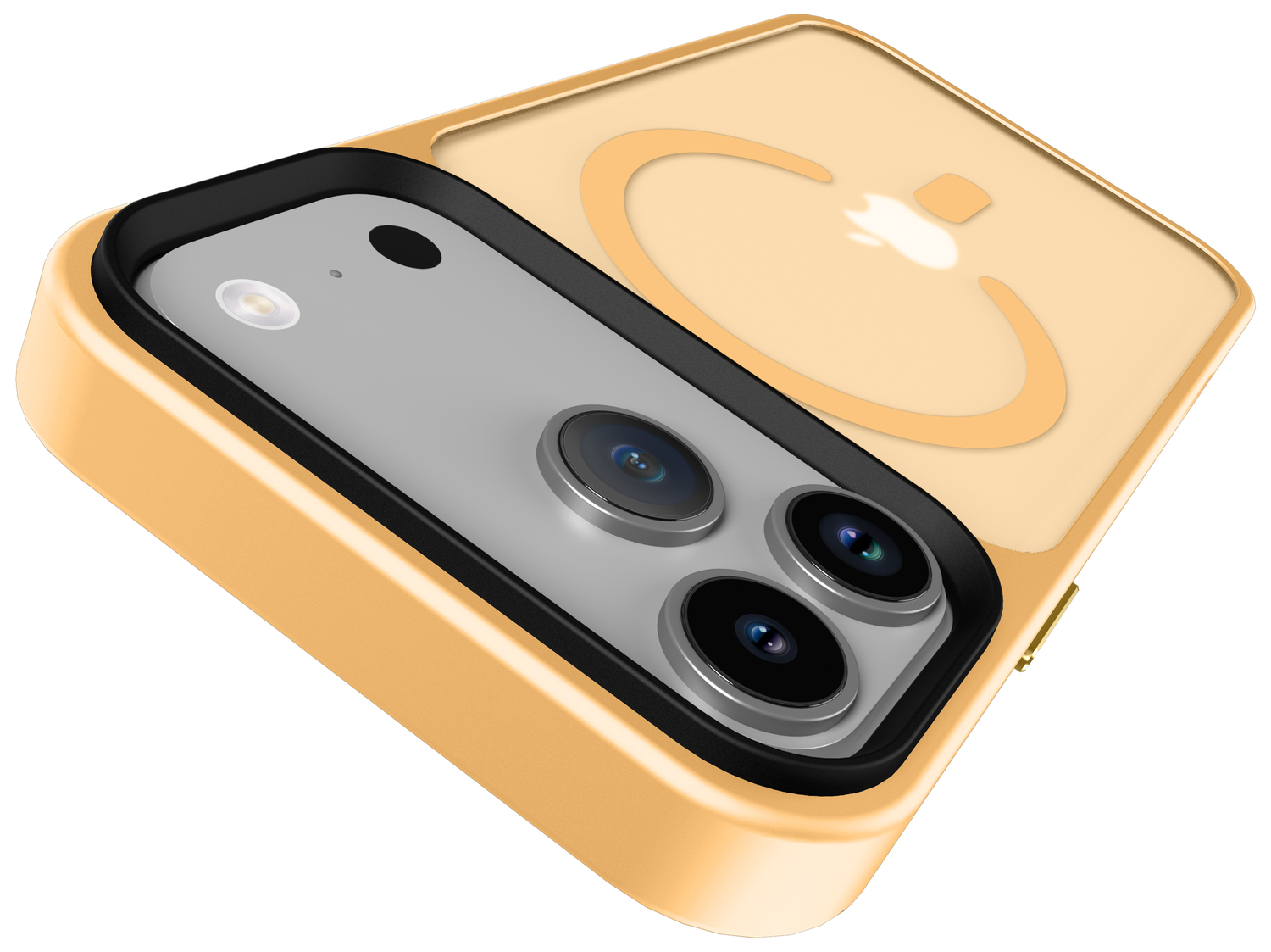 iPhone 17 Pro Max Hoesje met MagSafe Back Cover Matte Oranje afbeelding 9