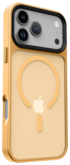 iPhone 17 Pro Max Hoesje met MagSafe Back Cover Matte Oranje afbeelding 10