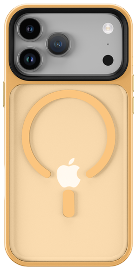 iPhone 17 Pro Max Hoesje met MagSafe Back Cover Matte Oranje afbeelding 8