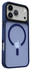 iPhone 17 Pro Max Hoesje met MagSafe Back Cover Matte Donker Blauw afbeelding 7
